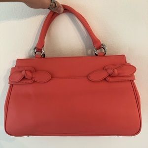 NWOT Talbots Coral Leather Purse NWOT